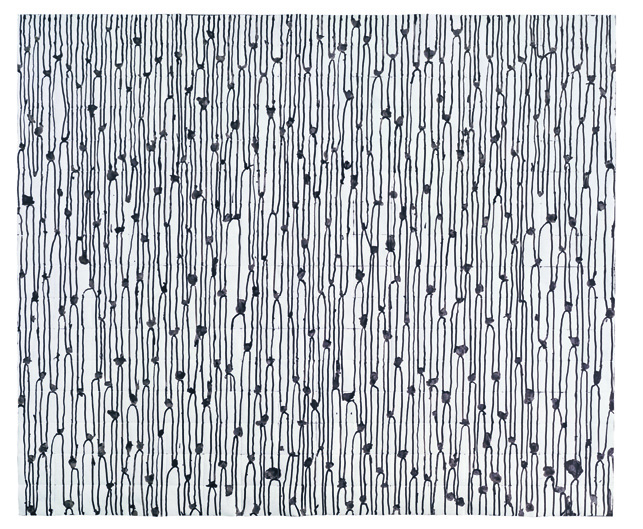 Hanns-Schimansky-Sans-titre-2009-Encre-de-Chine-sur-papier-plié-1208-x-1442-cm